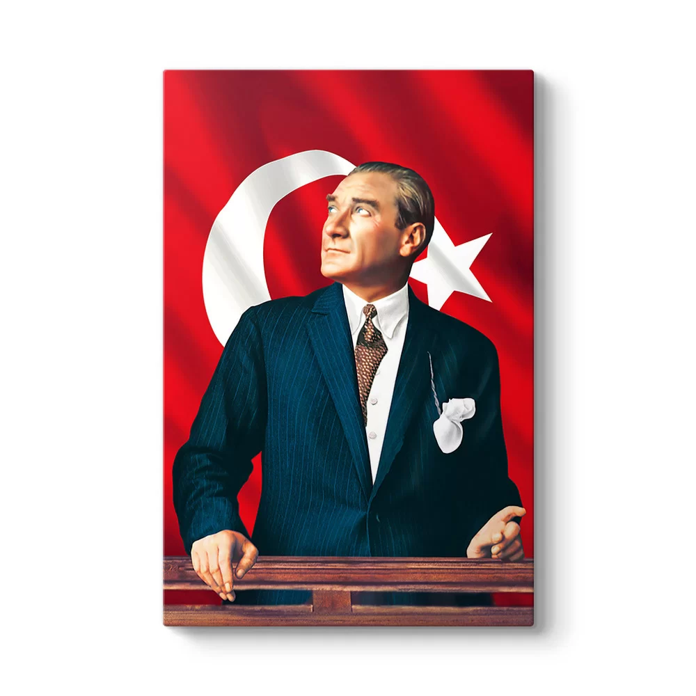 Atatürk Göğe Bakarken Tablosu - Model 2